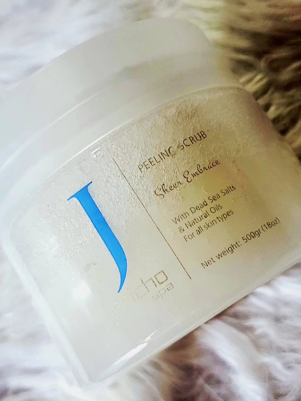New Sheer Embrace Peeling Scrub with Dead Sea Salts